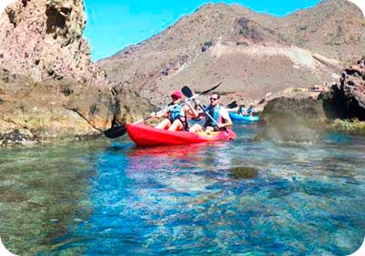 Playas inaccesibles de Almería - La Almendra y El Gitano